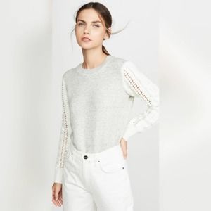 Splendid Emerson Mixed Media Sweater SZ S